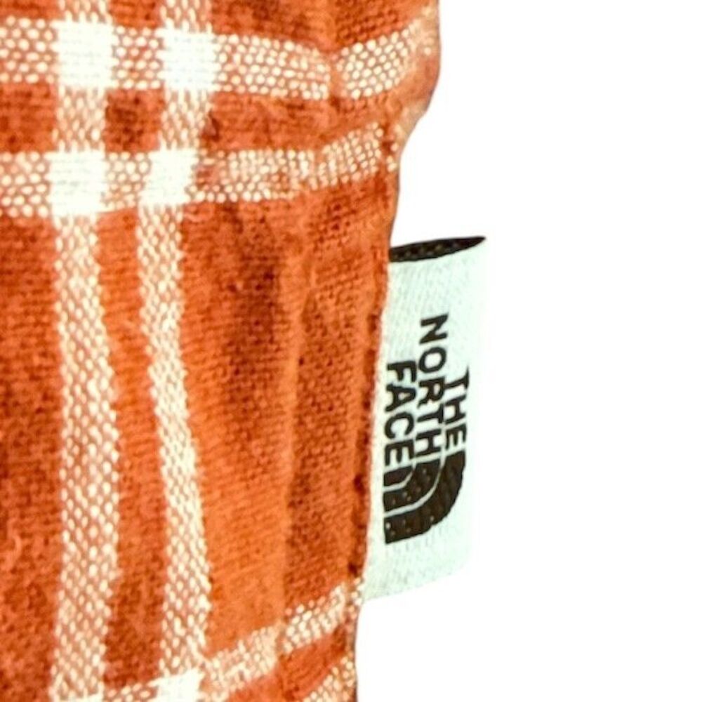 The North Face Hemp Blend Plaid Short Sleeve Button Down Shirt Men’s Large L - Picture 5 of 9